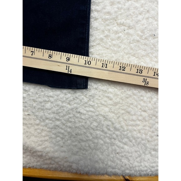 7 For All Mankind Jeans Womens 28 Blue Dojo Flare Leg Dark Wash Stretch Denim - Picture 6 of 11